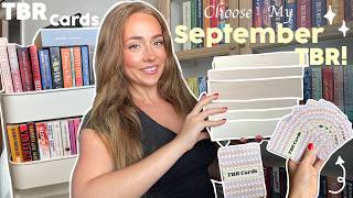 TBR CARDS Choose My SEPTEMBER TBR!☕️🍂📖