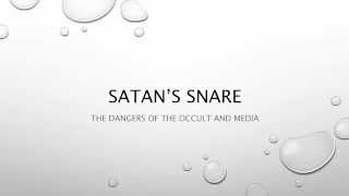 Satans Snares - Spiritualism, Familiar Spirits, and Heaven Is For Real
In this sermon, Chris Tempel discusses the issues of spiritualism, familiar spirits, immortality of the soul and reviews the movie Heaven Is For Real Satans Snares - Spiritualism, Familiar Spirits, and Heaven Is For Real