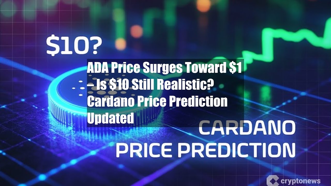ADA Price Surges Toward $1 – Is $10 Still Realistic? Cardano Price - YouTube