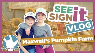 Learn How to Sign Fall Signs  See it Sign it VLOG (ASL)