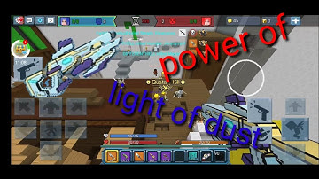Build and shoot:Power of light of dust[Blockman go:blocky mobs]