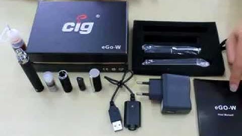 E-Cig.com eGo-W Video Tutorial
