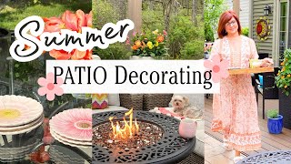 🌸🌿Spring\/Summer Outdoor Patio Styling Ideas | Budget Friendly Decor Tips | Decorate With Me