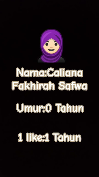 Please help me like it, I want to be as busy as @SyakiraFathiah