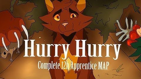 HURRY HURRY Warriors Apprentice COMPLETE 12 H MAP
