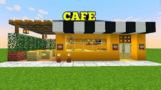 MINECRAFT:cara membuat cafe di minecraft simple