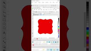 Shape design in CorelDRAW | CorelDRAW tutorial #shortvideo #design