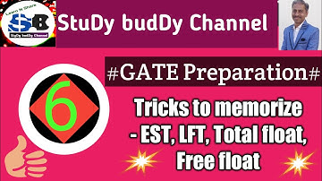 6 Tricks for EST, LFT, TOTAL FLOAT, FREE FLOAT