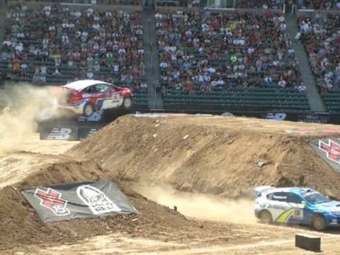 X Games 2009 Rally Car Racing Jump Compilation (Block, Pastrana, Foust ...