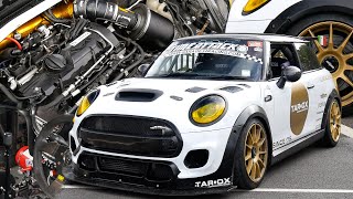 Andy's Time Attack Mini JCW Challenge 210 is now a 405BHP ANIMAL!