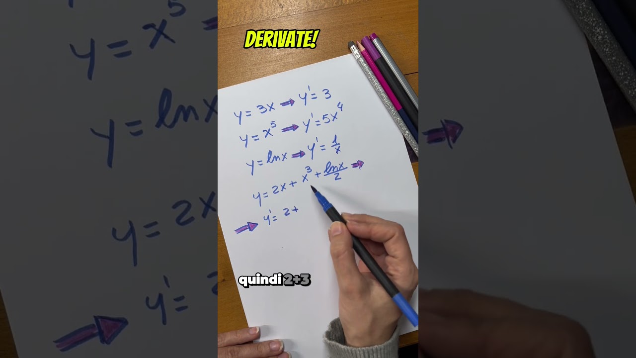 Derivate fondamentali 