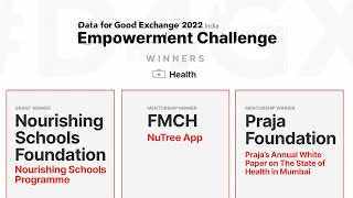 D4GX 2022 Challenge Winners| Data To Enable Equitable Health Services Category