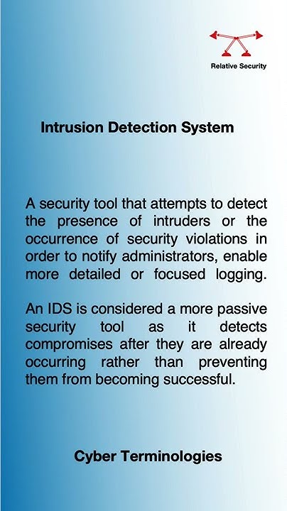 Intrusion detection system là gì