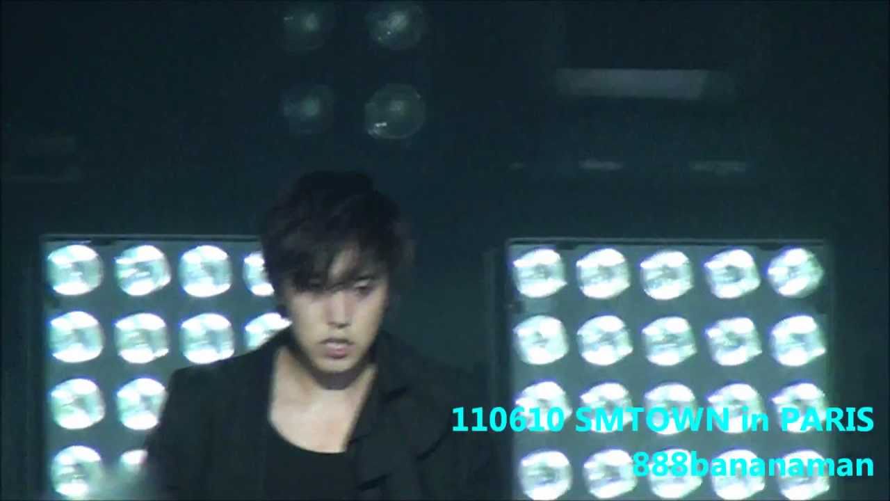 [fancam] 110610 SMTOWN in Paris Super Junior 『Don't Don』 Forcus Sungmin ...