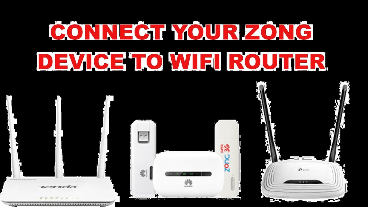 Connect Zong To Wifi Router / Connect Any Two Router Without Wire