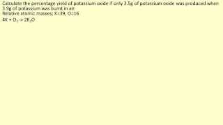Percentage Yield Calculation Tutorial