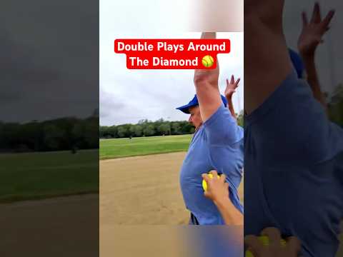 Double Plays At Each Position Baseballszn Softball Baseball Slowpitch Sportsshorts Viral Mlb