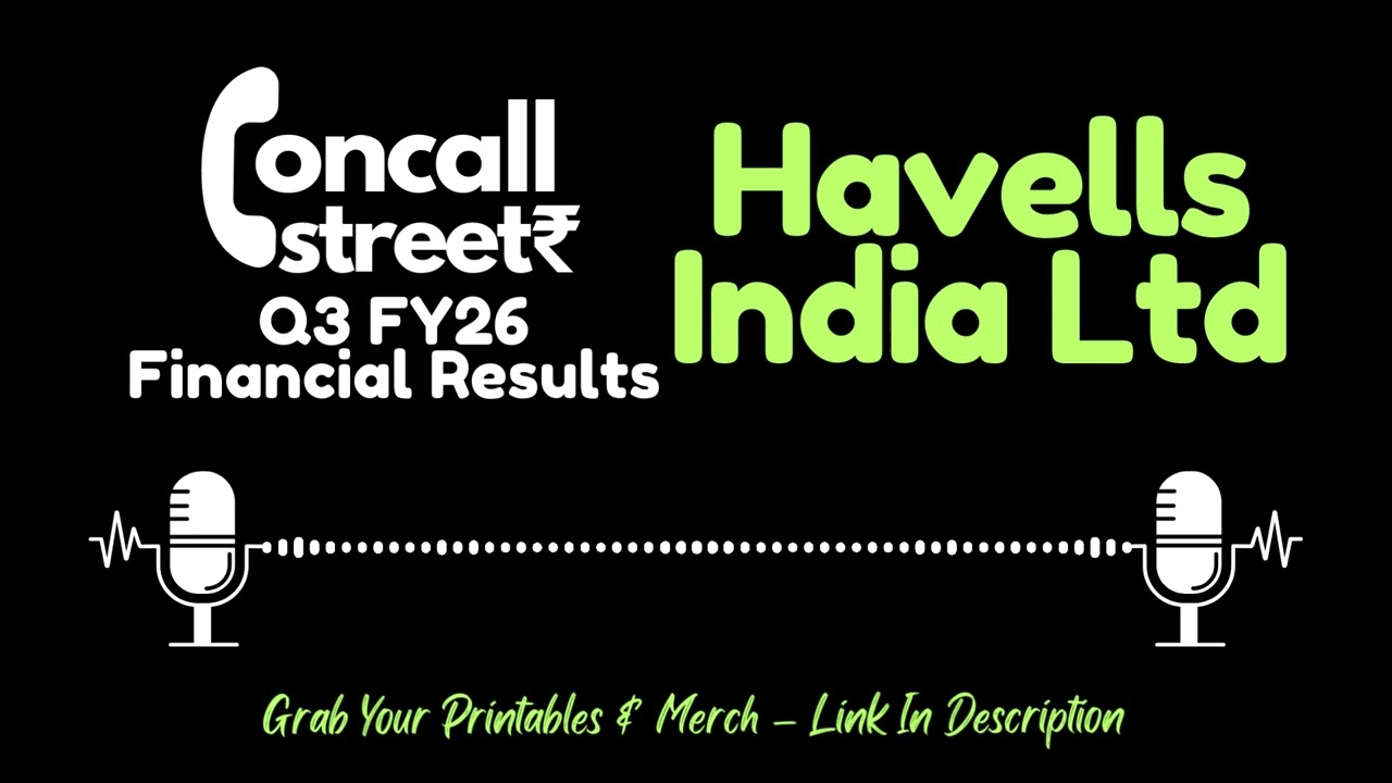 Havells India Ltd Q3 FY26 Earnings Conference Call | Management Commentary & Outlook
