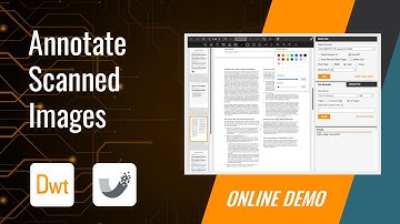 Annotating Scanned Images with Dynamsoft