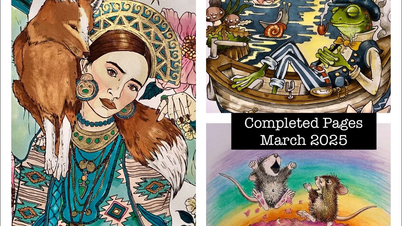 Completed Coloring Pages | March 2025