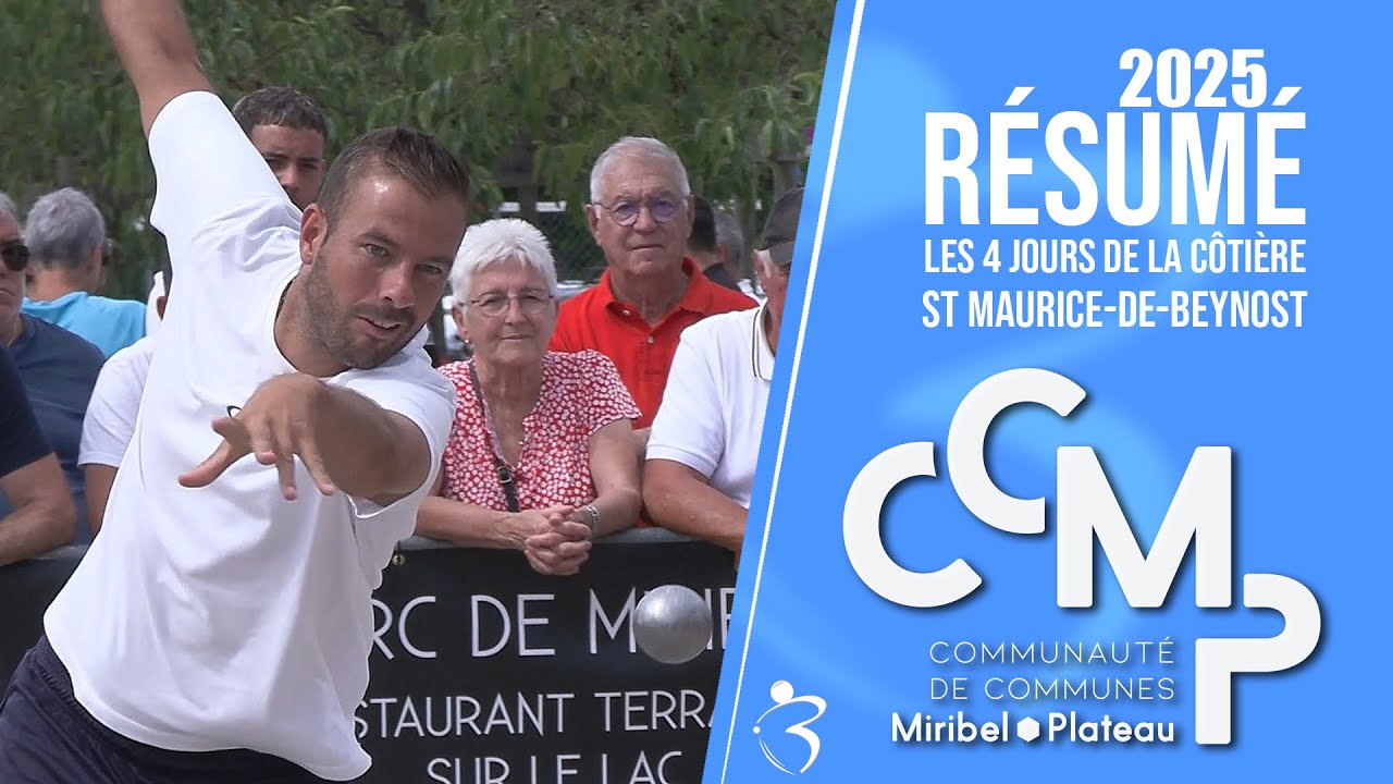 Miniature : Résumé « Beaux gestes pétanque » - Les 4 jours de la côtière triplette à St Maurice-de-Beynost 2025