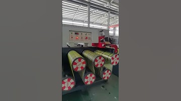 high capacity pp pe plastic rope yarn making machine video with detail