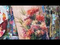 АСТРЫ |Осенний букет |Как нарисовать цветы просто🎨