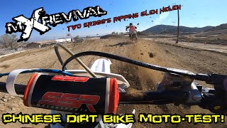 Riding the 2020 SSR Motorsports SR300 on a Motocross Track - Chinese Dirt Bike Test at Glen Helen MX