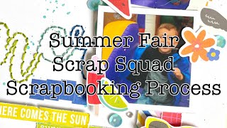 Day 11-12 Days of Summer Scraplifts | Scrap Squad | Scrapbooking Process