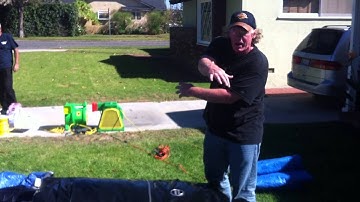 Q8 Manual 8 VXP Quad Video Gaming Screen - Marking your rolled up frame