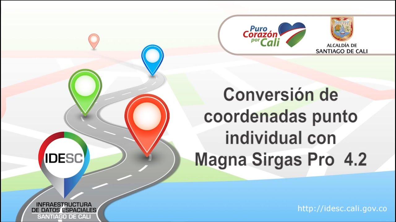 Vídeo tutorial Magna Sirgas Pro - Conversión de coordenadas punto