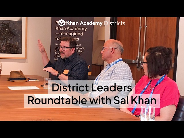 Video: Is Education Policy Killing Innovation? Sal Khan & CA School Leaders