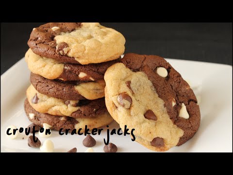 Half-n-Half Chocolate Chocolate Chip Cookies