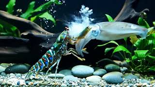 Mantis Shrimp vs Cuttlefish | Ultimate Underwater Showdown! 💥🌊