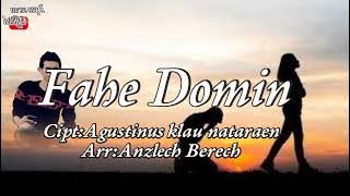 Fahe Domin_Agustinus klau nataraen_Cover Ryan seran