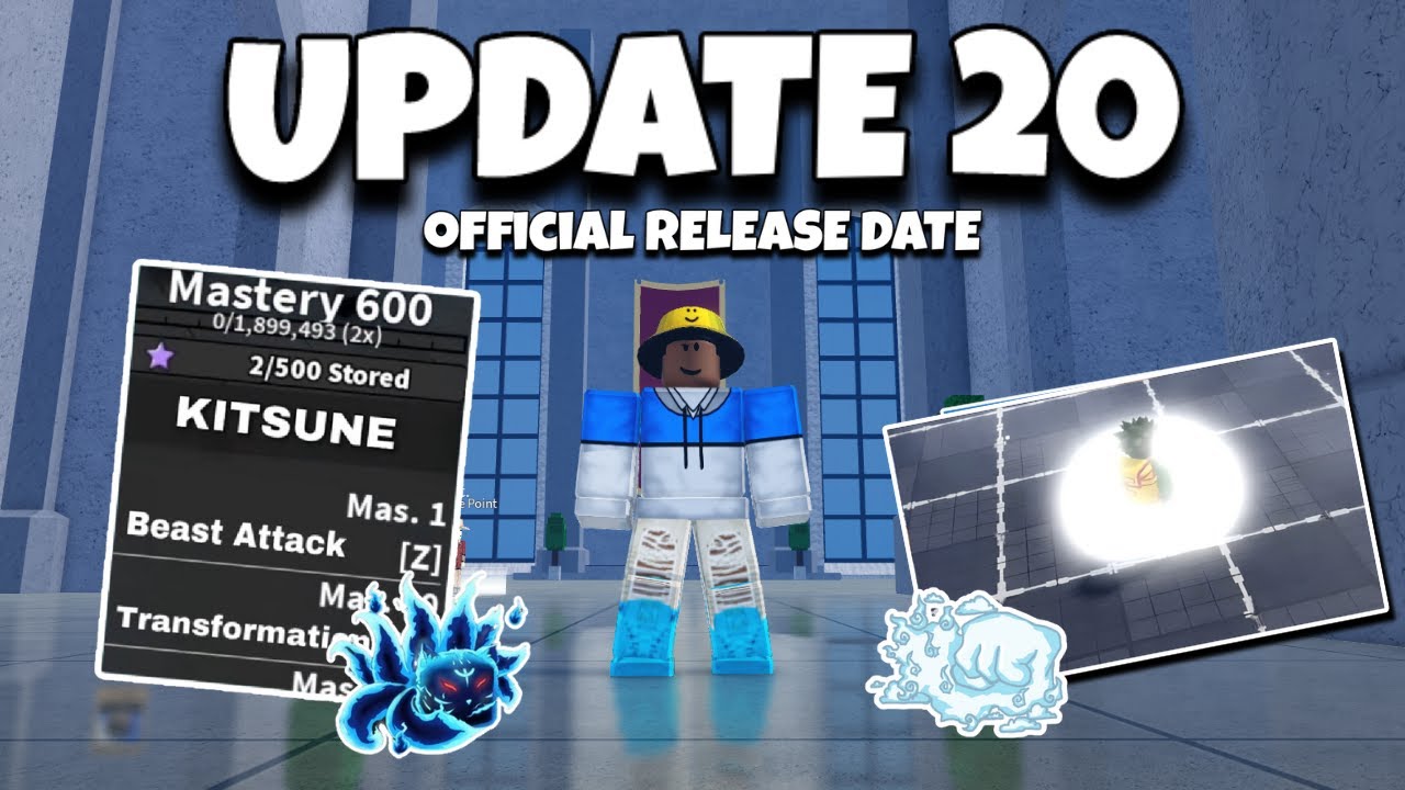 Update 20 OFFICIAL Release Date!? Release Date And leaks (Blox Fruits!)  