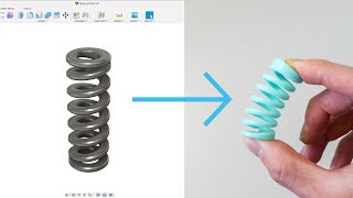 Making a 3D Printed Spring, Modelling in Fusion 360