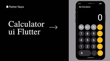 ✨How to Create Calculator Ui In Flutter Ios Application📱 #flutter #application #ios #viralvideo