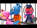 Tiny &amp; Love Behind Bars: Tale of Prison Romance | Clay Mixer Friends Cartoon