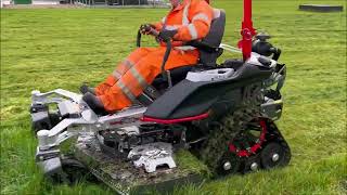 Altoz TRX766i Tracked Zero Turn Mower in Challenging Conditions in November