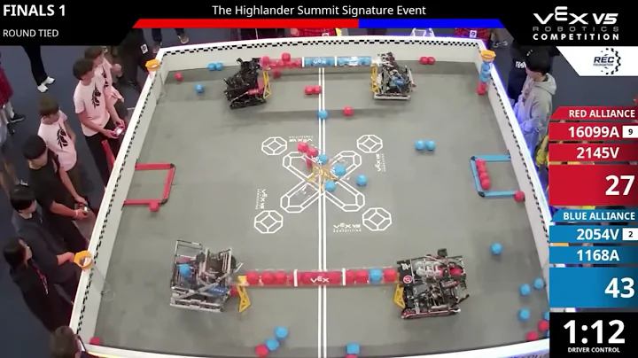 2145V - Highlander Summit Finals 01 | VEX Robotics | V5RC Push Back | VEX Signature Series