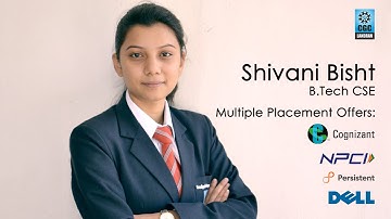 #CGCPlacementTales | Shivani Bisht | B.Tech CSE