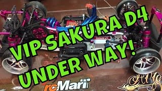 Sakura D4 More Pink Bling Upgrades!  VS Customs from SoCrawl.com and RCMart