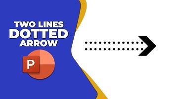 How to insert two lines dotted arrow in PowerPoint