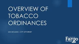 tobacco city fargo Fargo Tobacco Ordinance Roundtable -