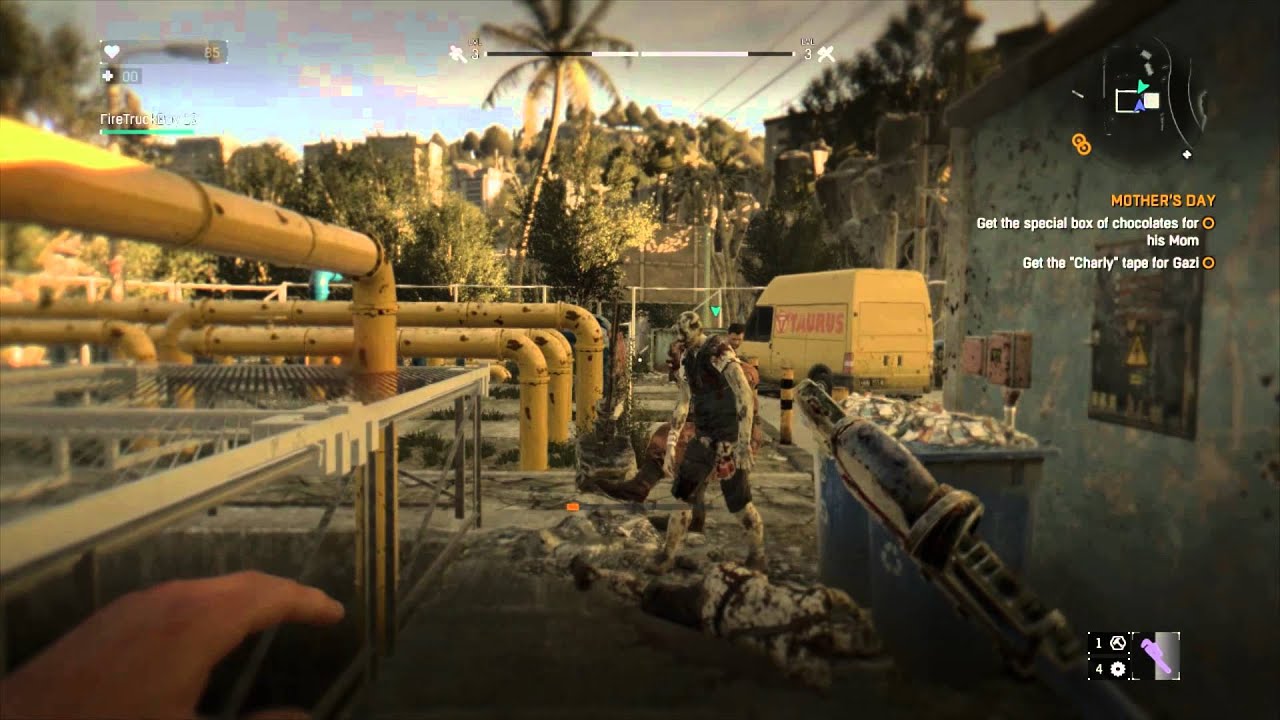 GOON BATTLE - DYING LIGHT Co-op #2 - YouTube