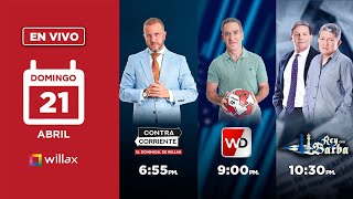 Willax en vivo - CONTRACORRIENTE - WILLAX DEPORTES - REY CON BARBA - 21/04/2024 | Willax