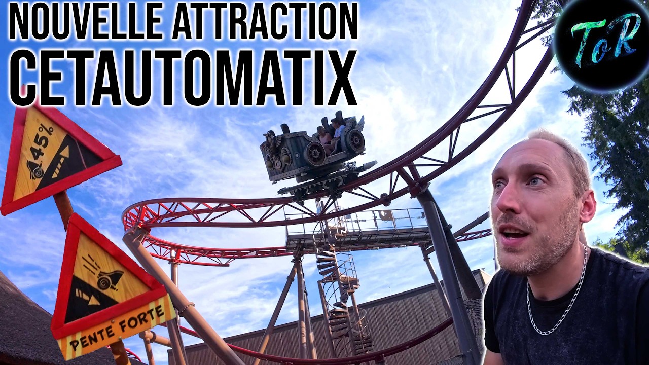 Cétautomatix ! Nouvelle attraction 2025 au Parc Astérix le Spinning Coaster familial enfin dévoilé !