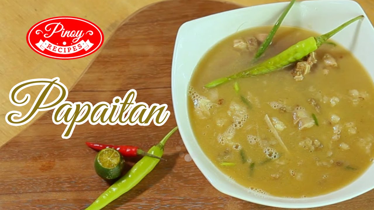 Pinapaitan Pinoy Recipe : Pinagbalatan ng sibuyas, ingredients sa Pinapaita...