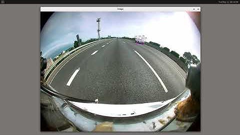 Road test on NXP i.mx8qm fisheye car detection with mobilenet